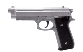 Pistol-manual-Airsoft-PT92-Silver-Metal-Slide-Cybergun-1